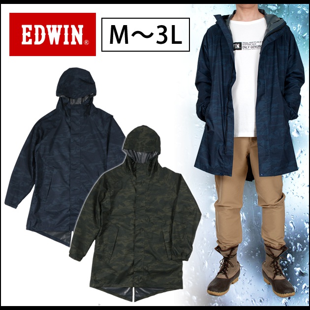 EDWIN|エドウイン|レインウェア|べリオスモッズコートPRO EW-800 