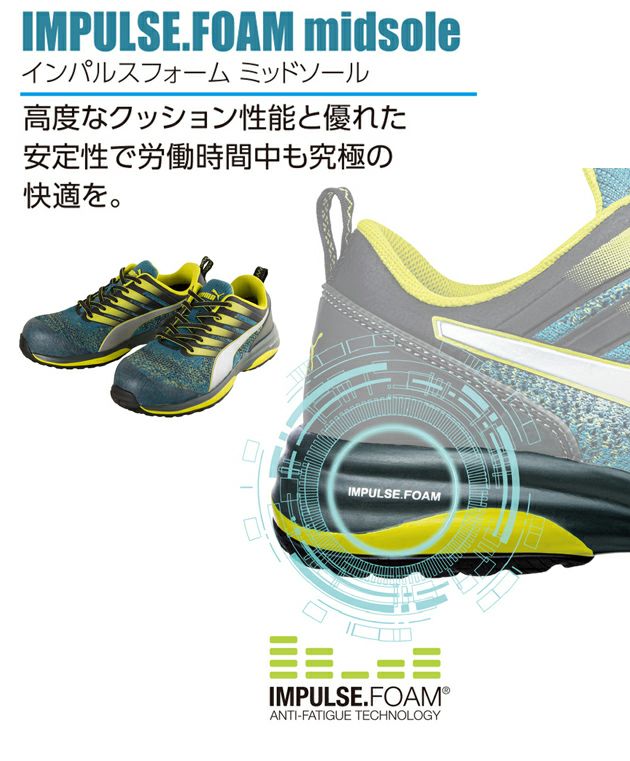 PUMA|プーマ|安全靴|チャージ・ロー 64.210.0 64.211.0 64.212.0