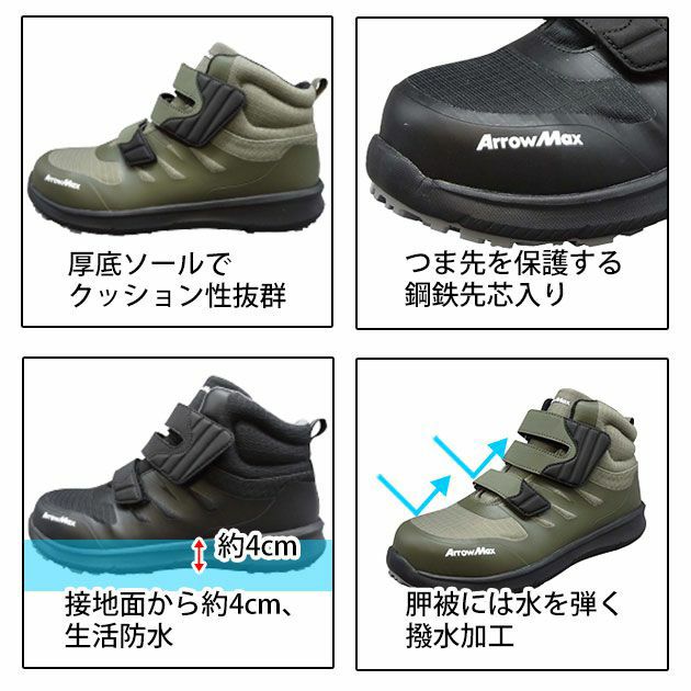 福山ゴム|安全靴|アローマックス #113