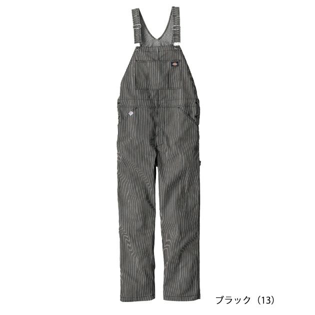 Dickies ディッキーズ つなぎ服 作業着 ストレッチ ヒッコリー オーバーオール D-719