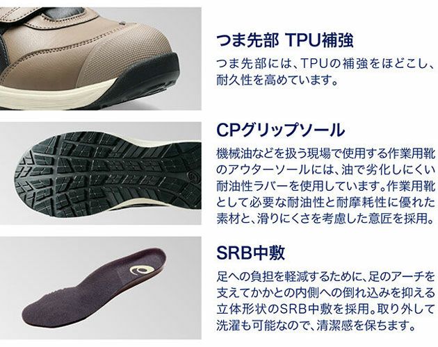 アシックス 安全靴 ウィンジョブCP312 1273A111