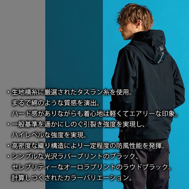 アイズフロンティア 9019 秋冬作業服 作業着 ハードタスランナイロンパーカー