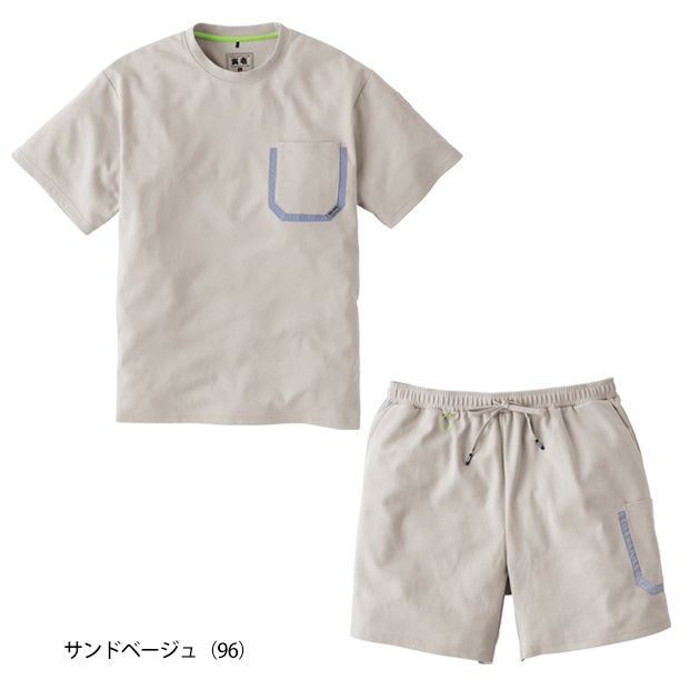 寅壱 5510-608 春夏作業服 作業着 半袖Tシャツ・ショーツセット