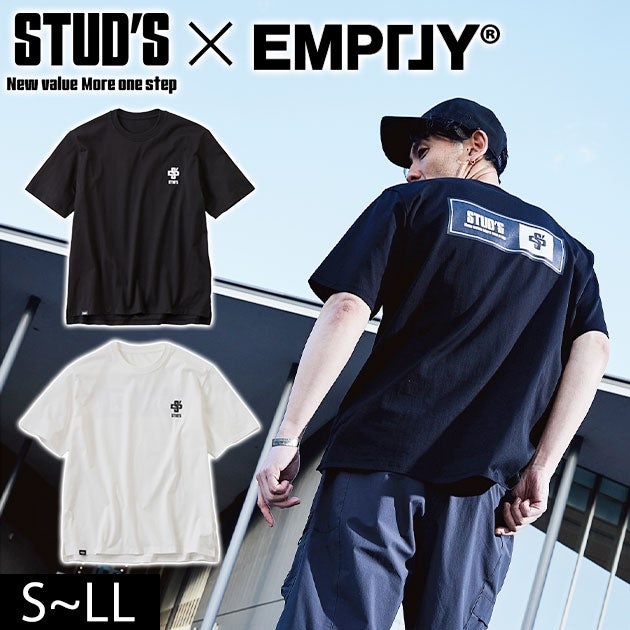 スタッズ STUD'S S1590-1 春夏作業服 作業着 コットン半袖Tシャツ(エンプティ素材採用)