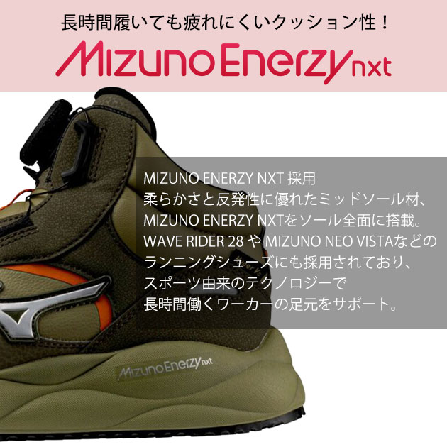 ミズノ 安全靴 F1GA269236 ハイカット オールマイティ HV 73M BOA 日進ゴムHyperVコラボモデル 2026年限定モデル