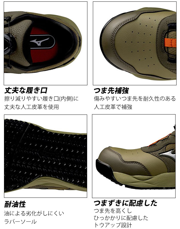 ミズノ 安全靴 F1GA269236 ハイカット オールマイティ HV 73M BOA 日進ゴムHyperVコラボモデル 2026年限定モデル